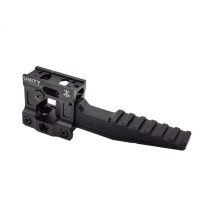 Tactical Laser Riser Mount，6 Slot Compact Red Dot Extend Front Rail Picatinny Mount，for PEQ NAGL DABL & T1 T2