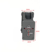 Tactical FAST MRDS 2.26" Mount with Miniature Red Dot Mount Plate Adapter，For Optic Scope Red Dot