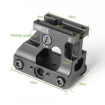 2.26" Height MRO Red Dot Scopes Riser Mount，Tactical Compact Optic Reflex Sights Base Adapter