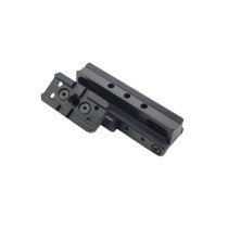 Tactical AR15 Mount for ACOG VCOG with Optic Base and Adapter Plate Set with Red Dot Printing