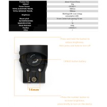 ROMEO 1 PRO Red Dot Scopes Reflex Sight Tactical 1X30MM 3MOA R1 Telescope for Airsoft Hunting