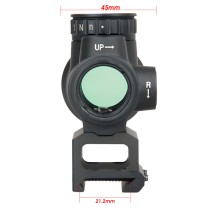 1x25 Reflex Red Dot Sight perfect replica 2moa WITH RISER MOUNT