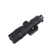 M300B Flashlight with Dual Control Remote Pressure Switch & Flashlight Mount Fit 20mm Rail, 500 Lumens LED White Light