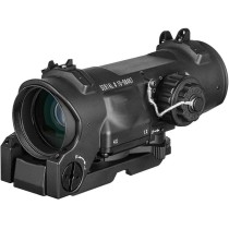 SpecterDR 1x-4x Tactical Scope Fixed Dual Purpose Scope Red Illuminated Red Dot Sight