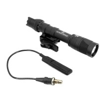 M622V Weapon Scout Flashlight with IR & Remote Pressure Switch Pad & QD Flashlight Mount, 500 Lumens LED Light